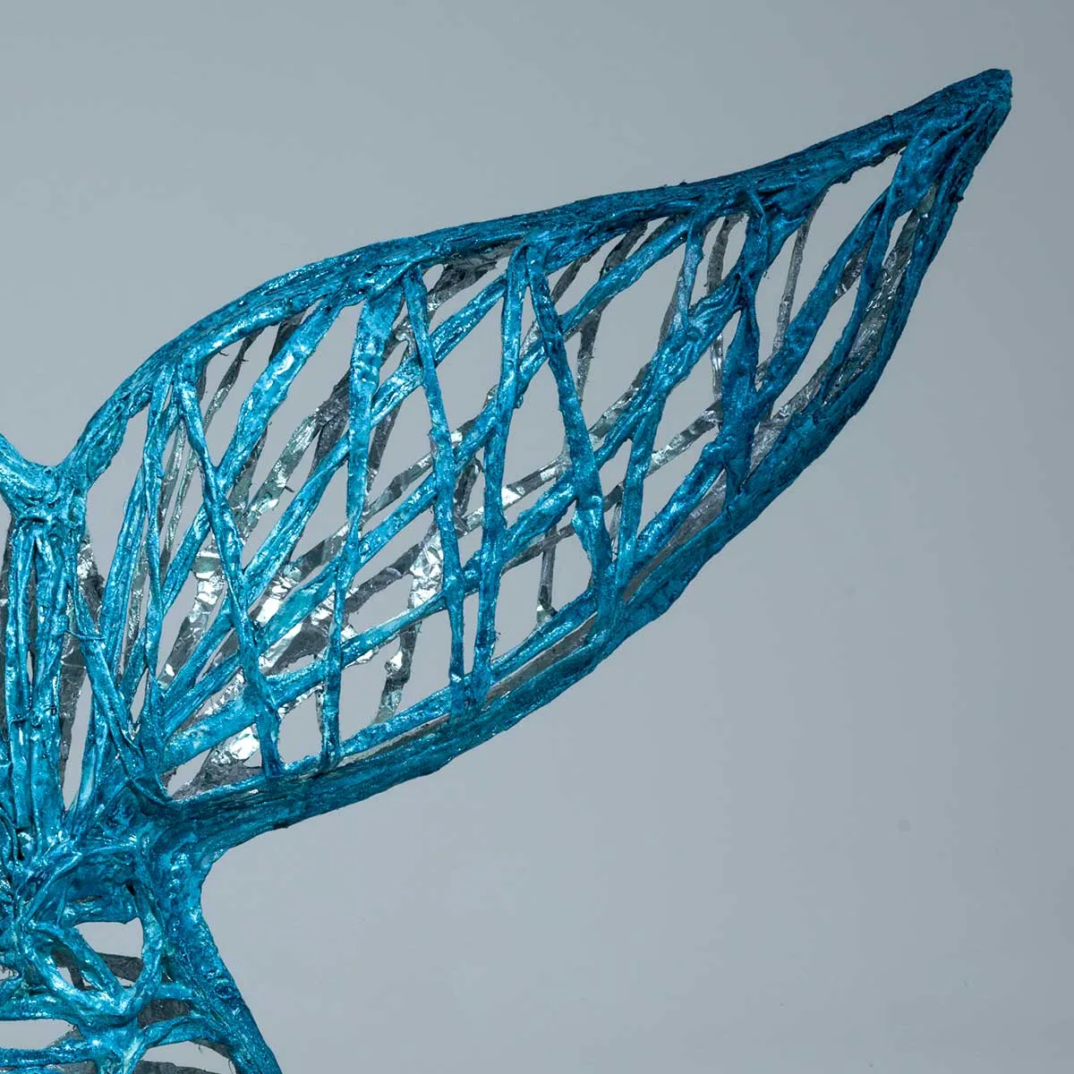 Amana - Recycled fabric, resin and acrylic sculpture