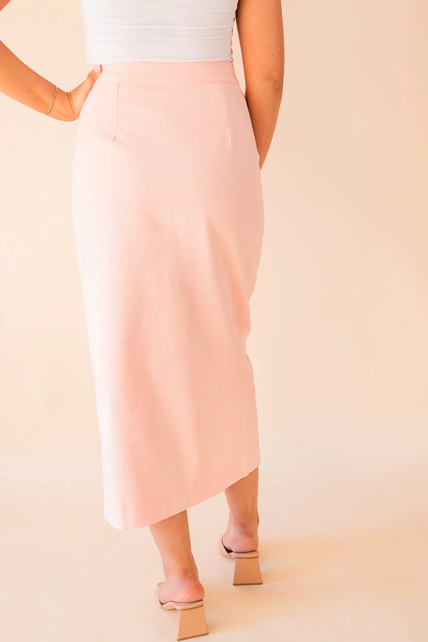 April Front Slit Maxi Skirt