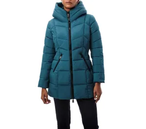 Bernardo Hooded Quilted Puffer Walker  Astro Green