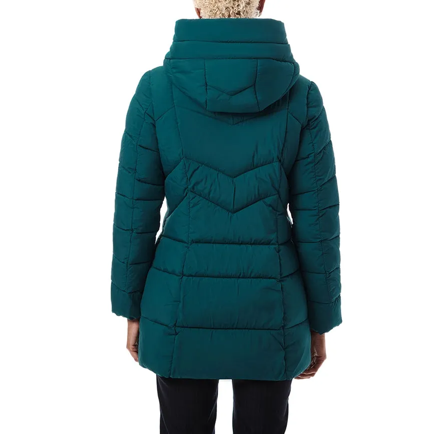 Bernardo Hooded Quilted Puffer Walker Poseidon