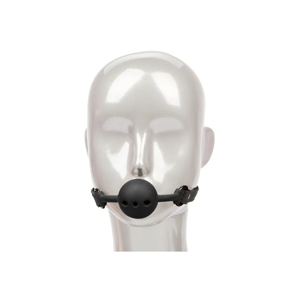 Boundless Breathable Silicone Ball Gag Black