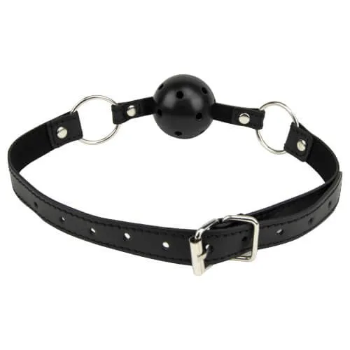 Breathable Ball Gag - Black Ball