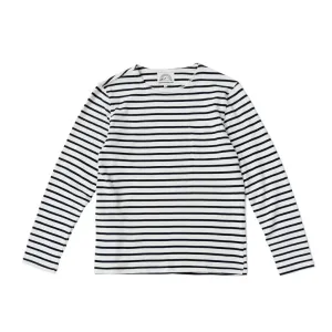Breton Stripe Pocket T-shirt with Long Sleeves