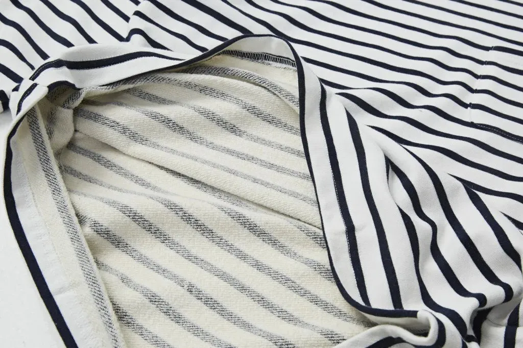 Breton Stripe Pocket T-shirt with Long Sleeves