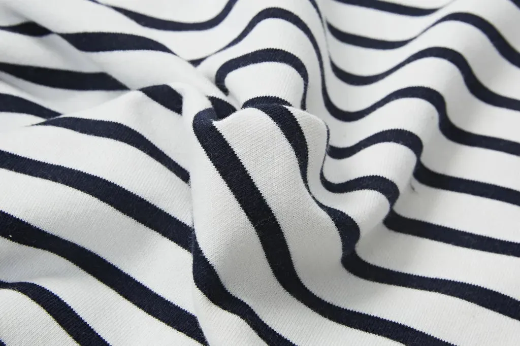 Breton Stripe Pocket T-shirt with Long Sleeves