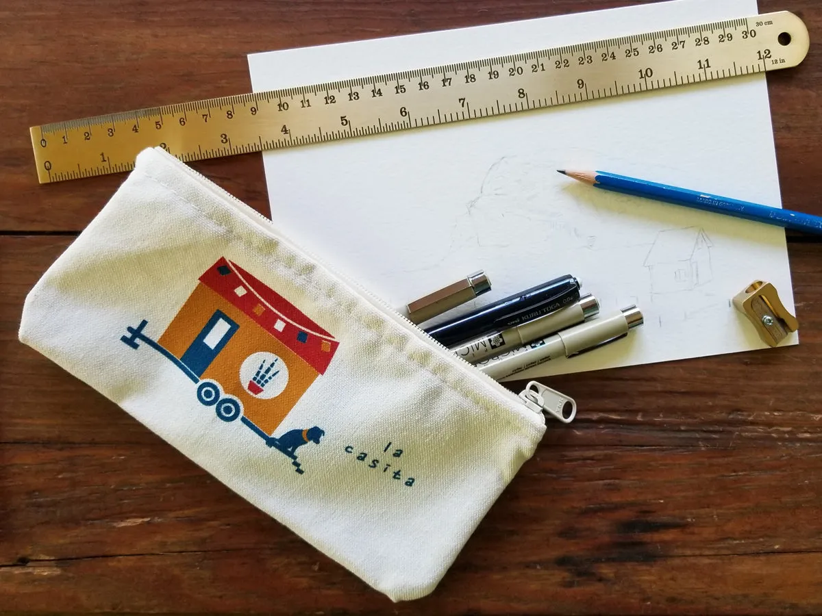 Casita Pup Zipper Pouch | Tiny House