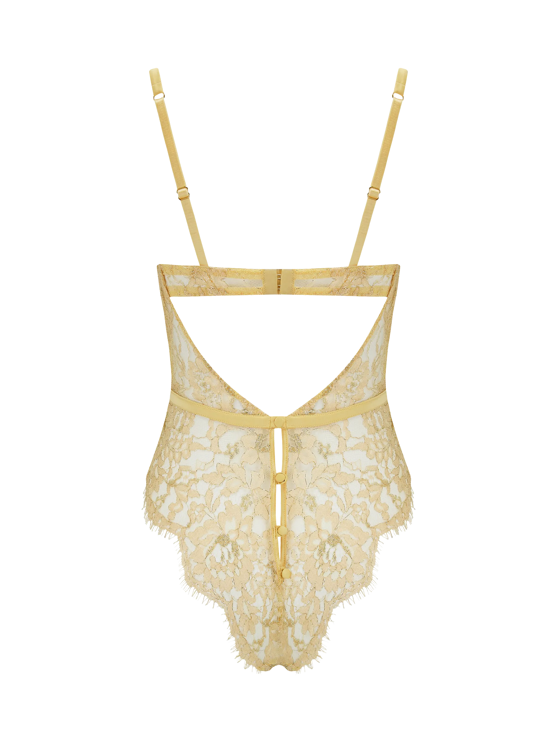 Coco de Mer Fiorella Bodysuit in Gold