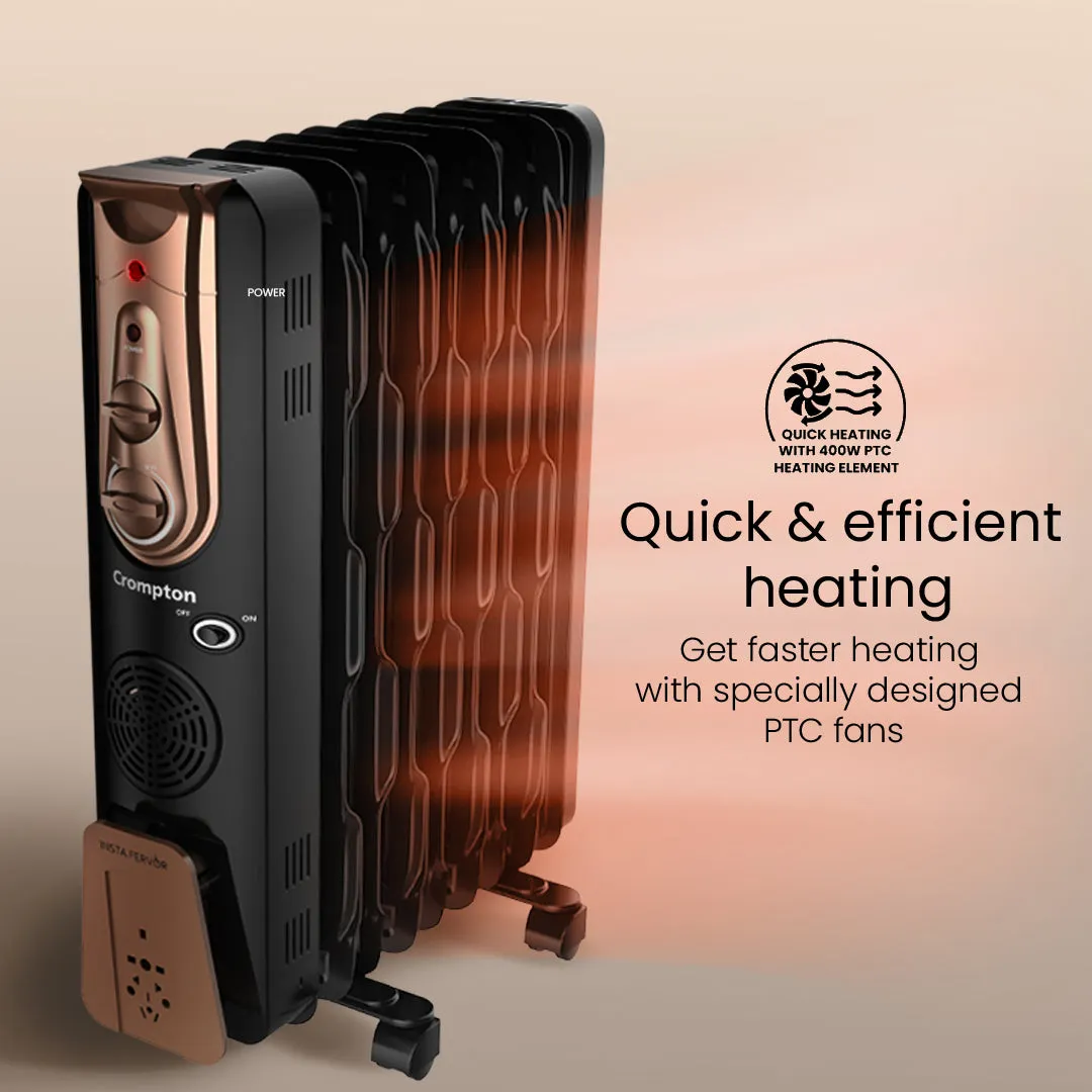 Crompton Insta Fervor 11 Fins 2900 W Oil Filled Room Heater