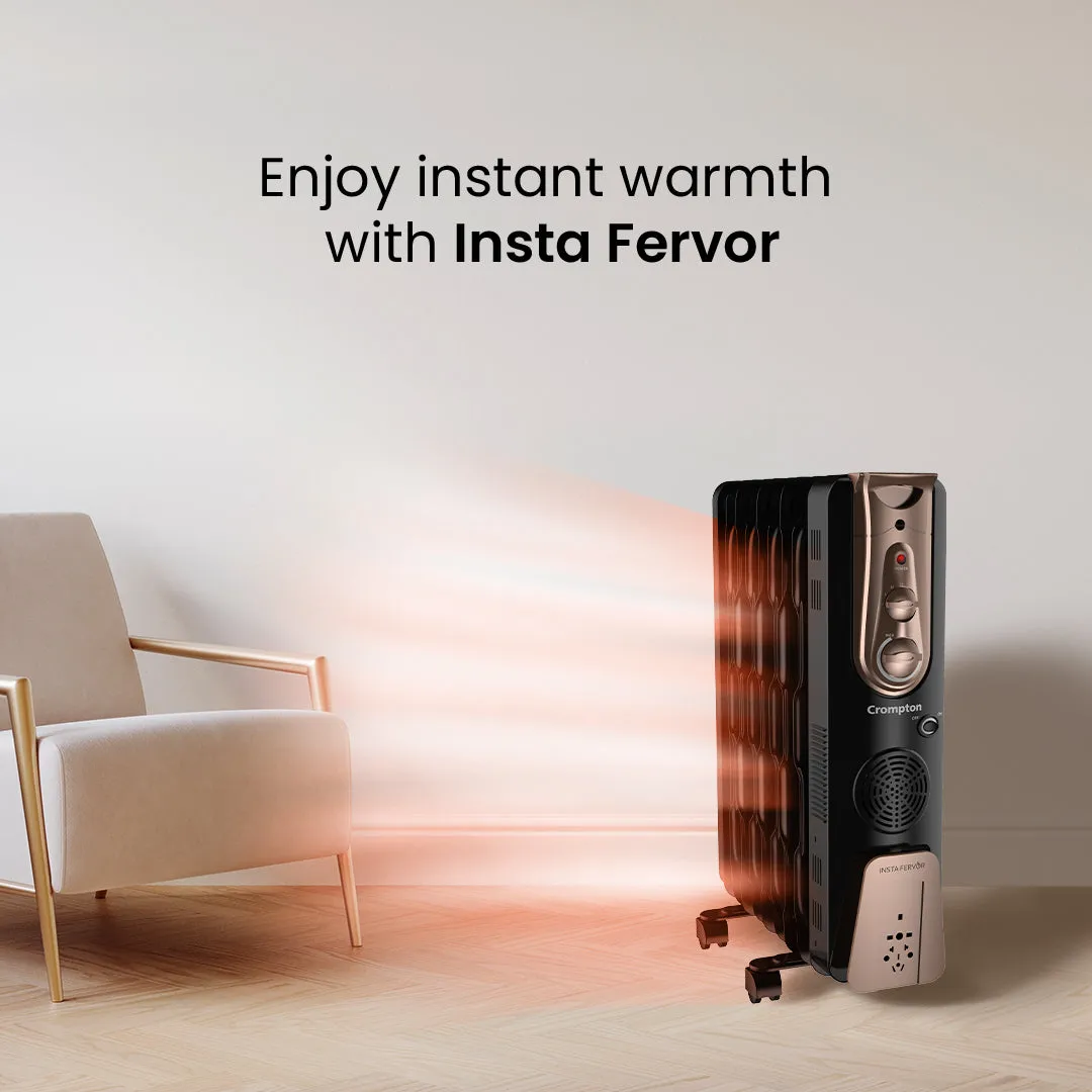 Crompton Insta Fervor 11 Fins 2900 W Oil Filled Room Heater