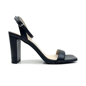Hailey Dress Sandal In Black Leather