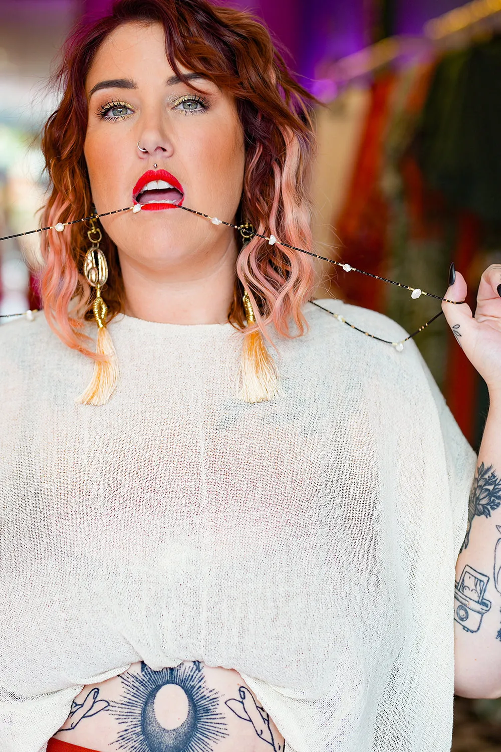 Hemp Flow Top - Offwhite