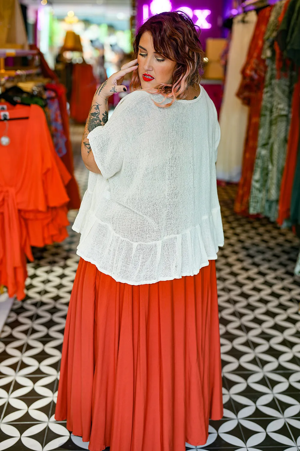Hemp Flow Top - Offwhite