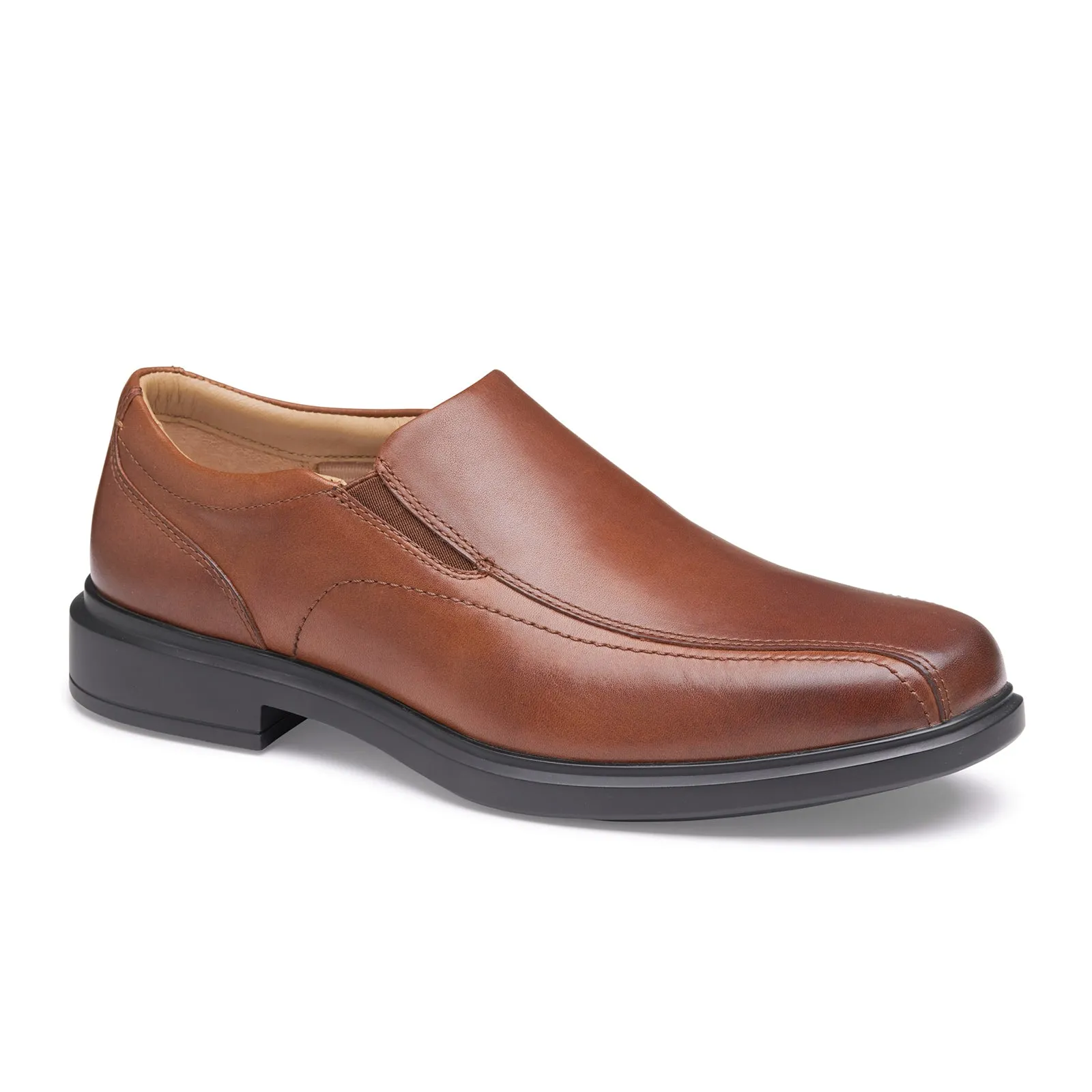 Johnston & Murphy XC4 Stanton Runoff Venetian (Men) - Red Brown Waterproof Full Grain