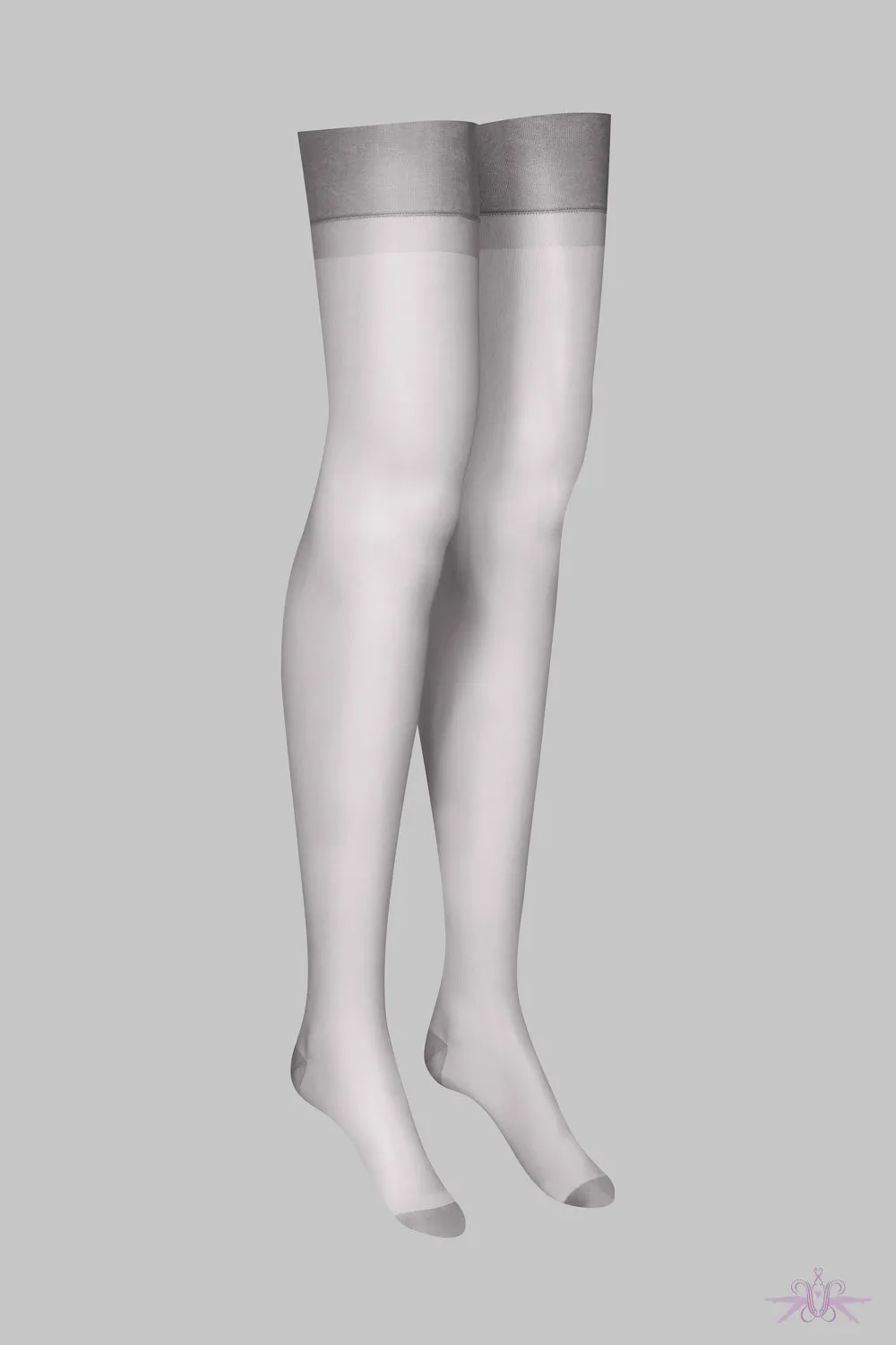 Maison Close Grey Nylon Stockings