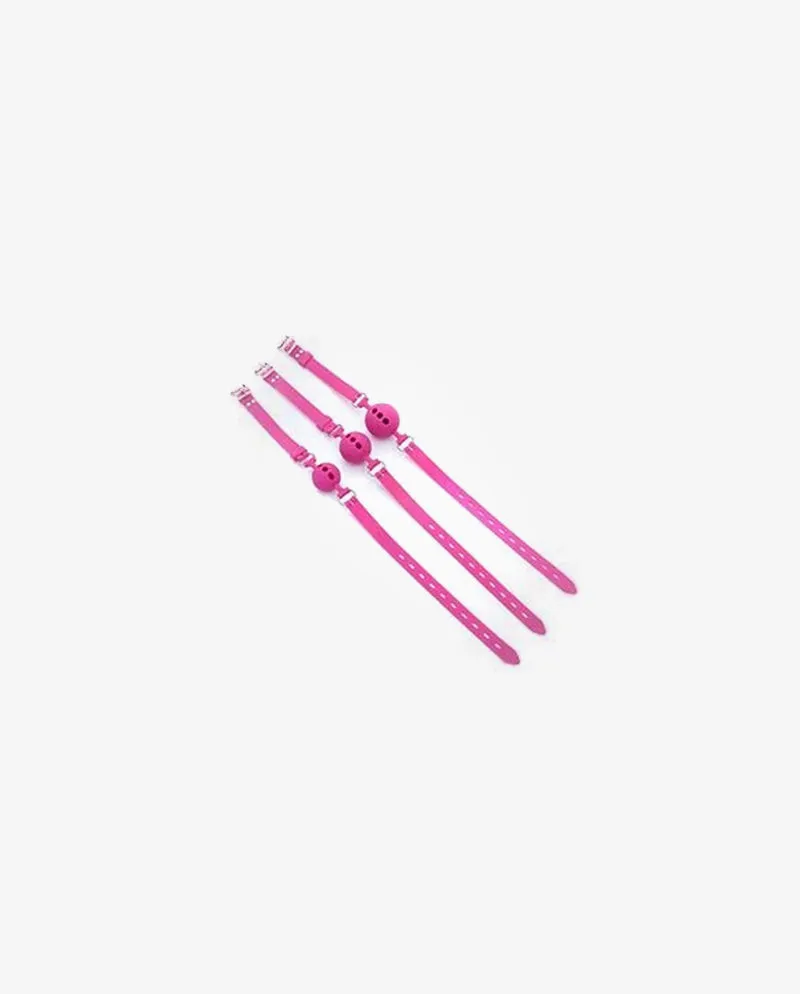 Mouth Ball Breathable Gag Pink