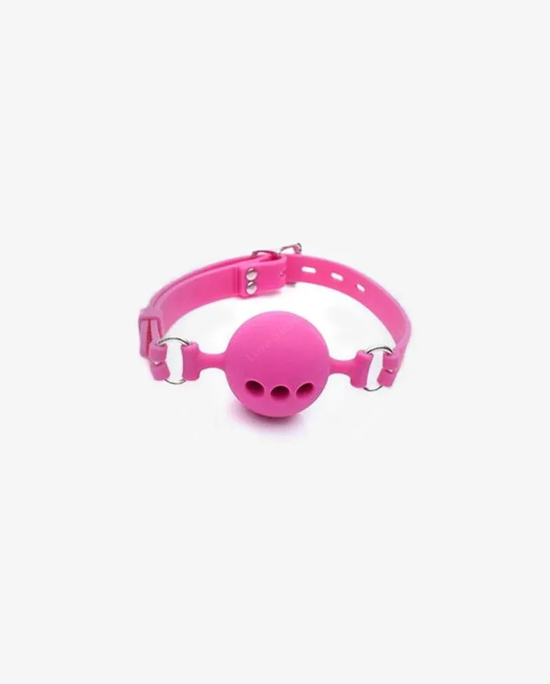 Mouth Ball Breathable Gag Pink