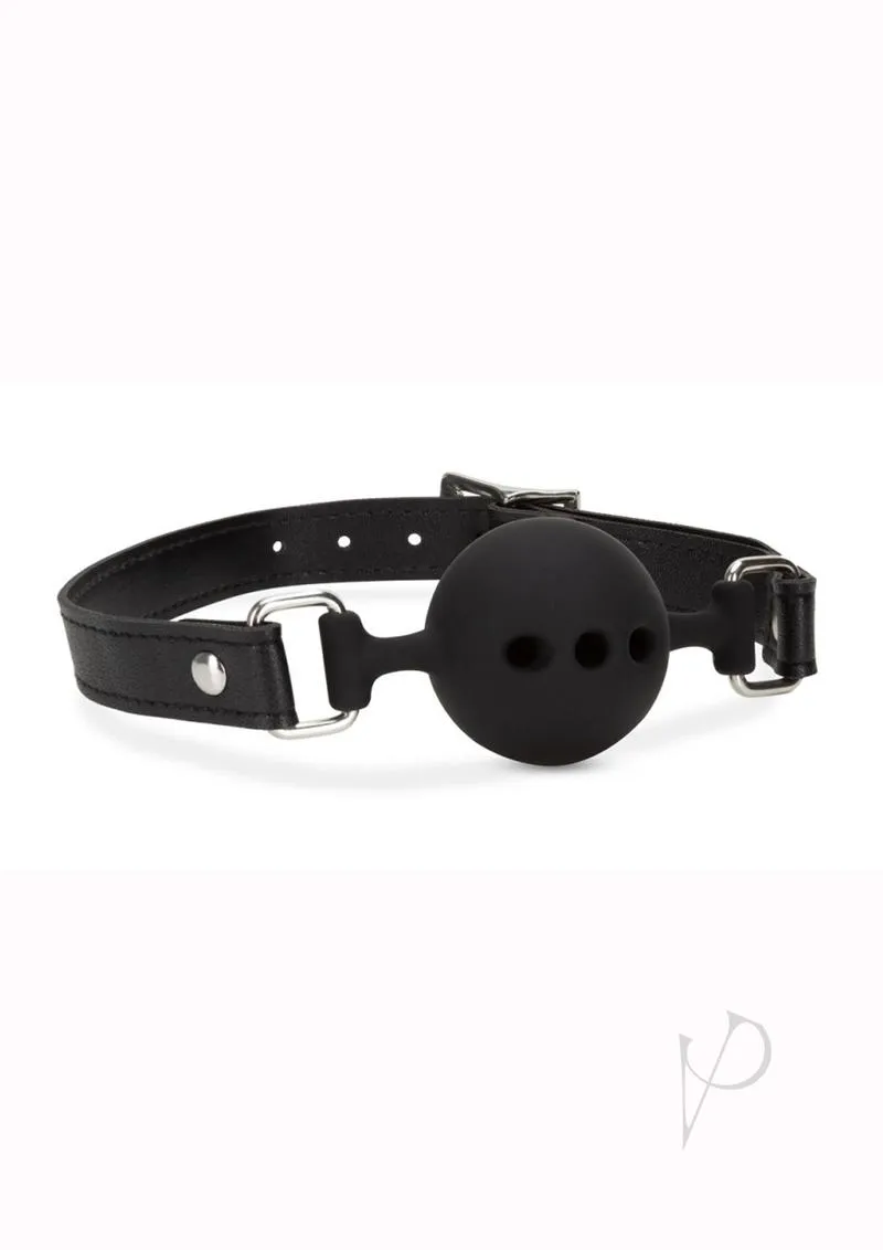 Noir Breathable Silicone Ball Gag