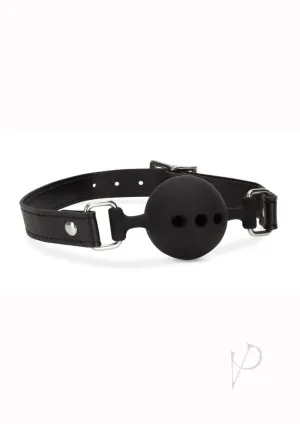 Noir Breathable Silicone Ball Gag
