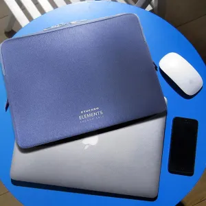 [OPEN BOX] TUCANO Elements Second Skin Case Neoprene For Macbook Air 13 Blue