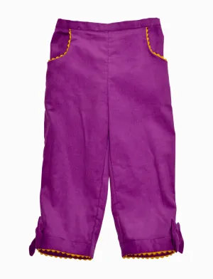 Orchid color corduroy  Girl's Pants