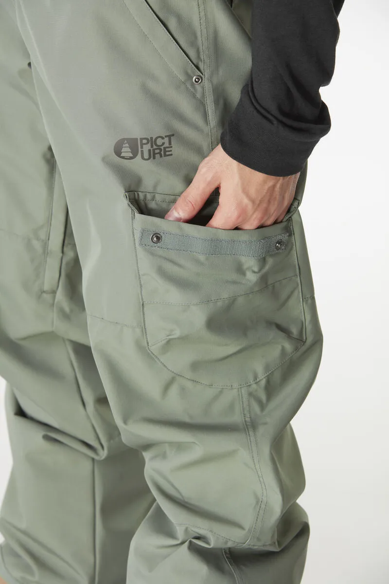 Picture Organic Testy Bib Pants Mens 2024 Laurel Wreath