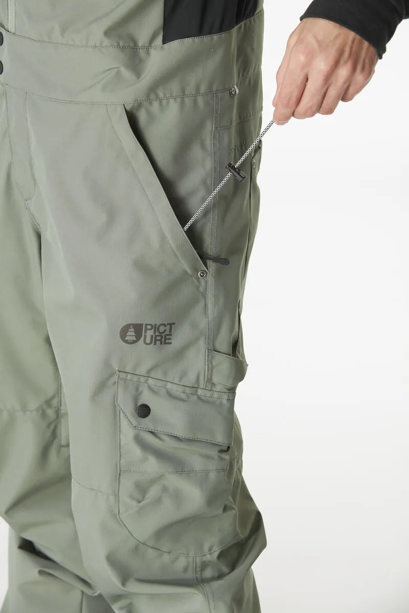 Picture Organic Testy Bib Pants Mens 2024 Laurel Wreath
