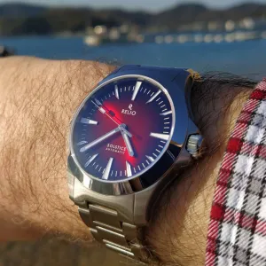 Relio Solstice Red - Sports&nbsp;Watch (Burgundy&nbsp;Fumé&nbsp;Sunburst)