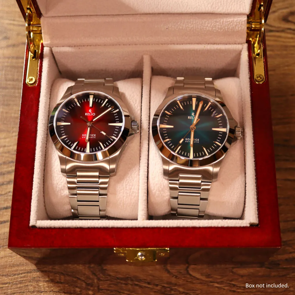 Relio Solstice Red - Sports&nbsp;Watch (Burgundy&nbsp;Fumé&nbsp;Sunburst)