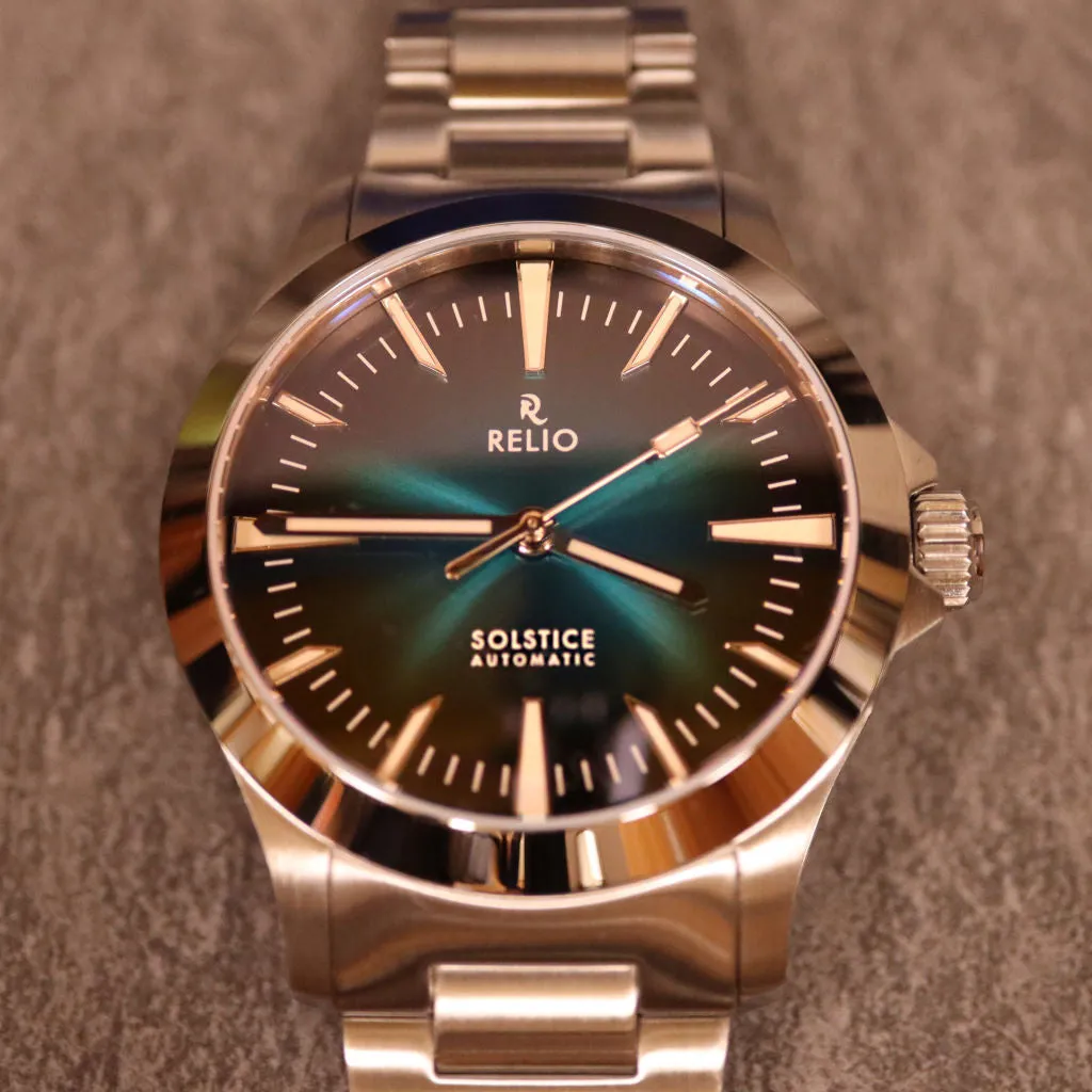 Relio Solstice Teal - Sports&nbsp;Watch (Blue-Green&nbsp;Sunburst)