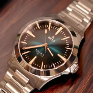 Relio Solstice Teal - Sports&nbsp;Watch (Blue-Green&nbsp;Sunburst)