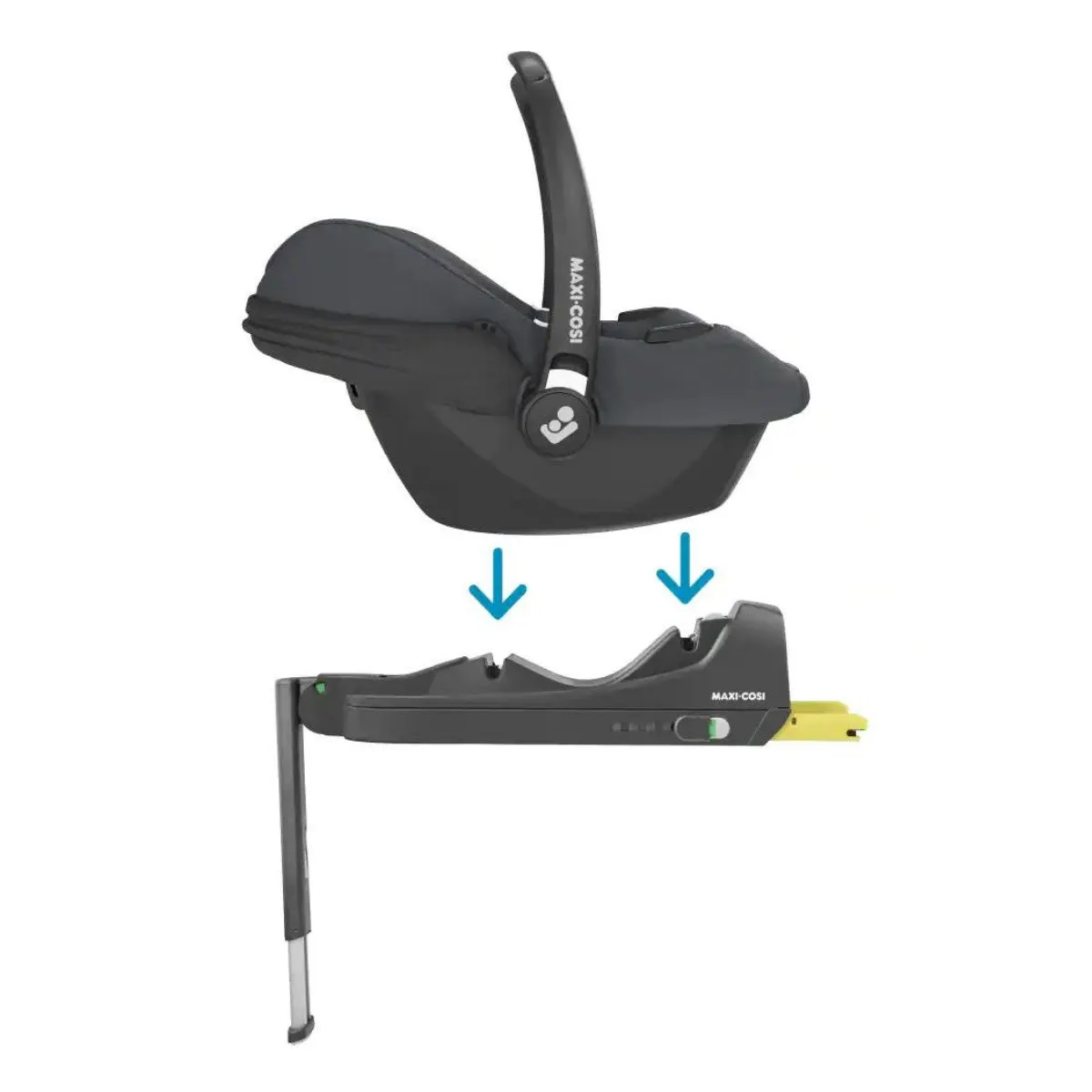 Silver Cross Dune   First Bed Folding Carrycot With Cabriofix & Base Bundle, Space