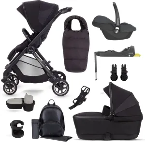 Silver Cross Dune   First Bed Folding Carrycot With Cabriofix & Base Bundle, Space