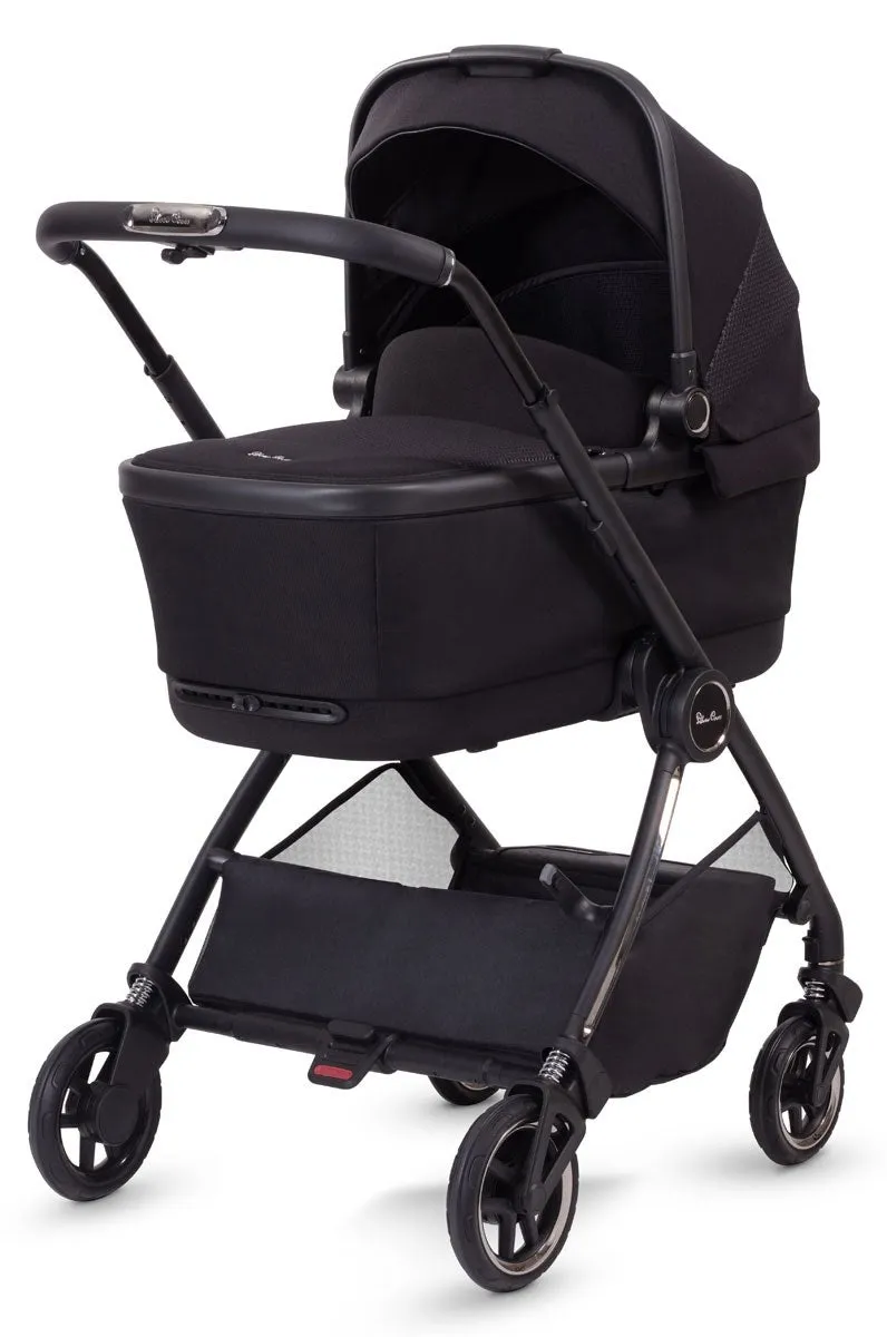 Silver Cross Dune   First Bed Folding Carrycot With Cabriofix & Base Bundle, Space