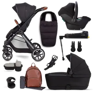 Silver Cross Reef   First Bed Folding Carrycot & Dream i-Size Ultimate Pack Bundle
