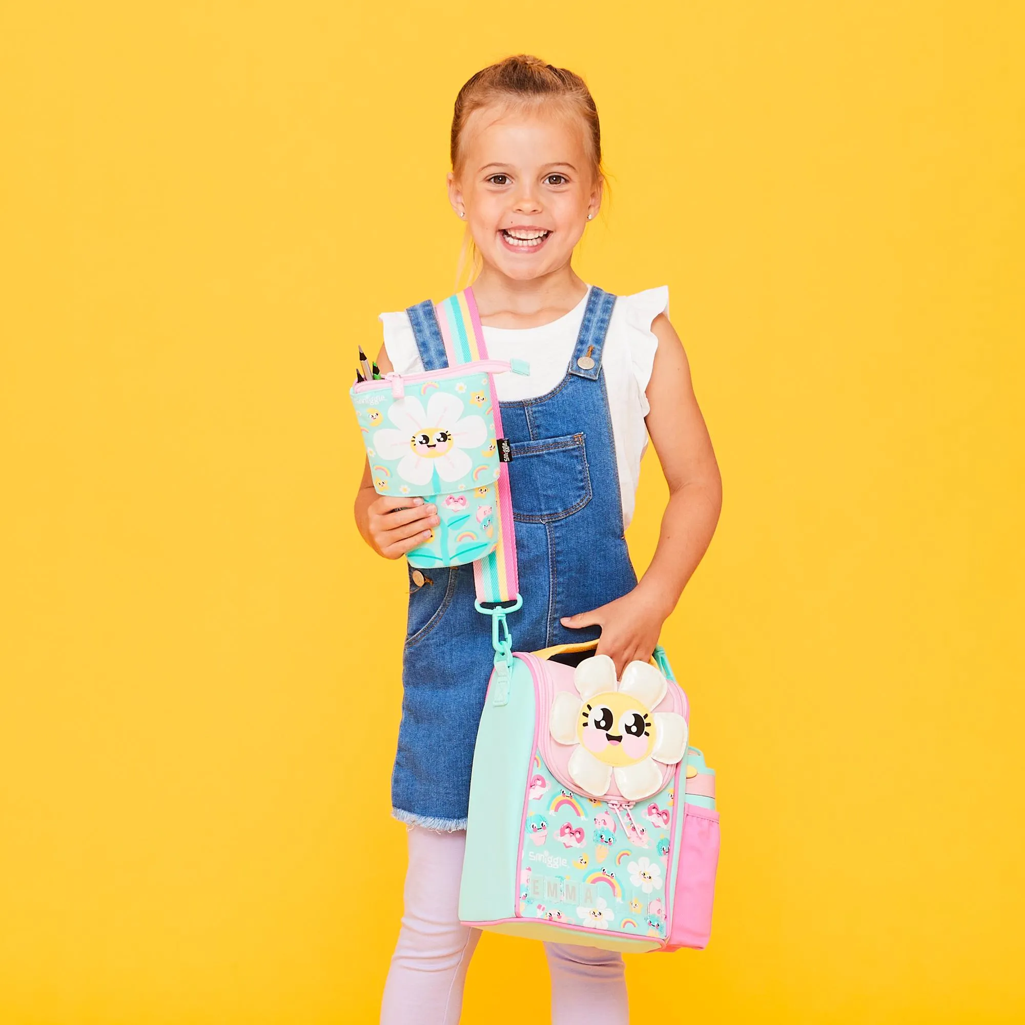 Smiggle Movin Pencil Case Stand, Mint, 3Y 