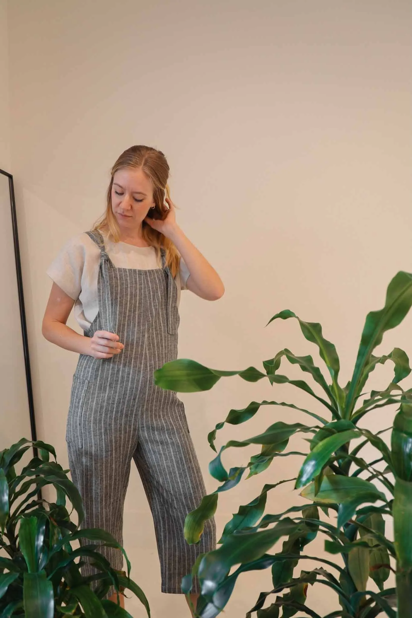 The Dungaree Pedal Pushers - Hemp Organic Cotton