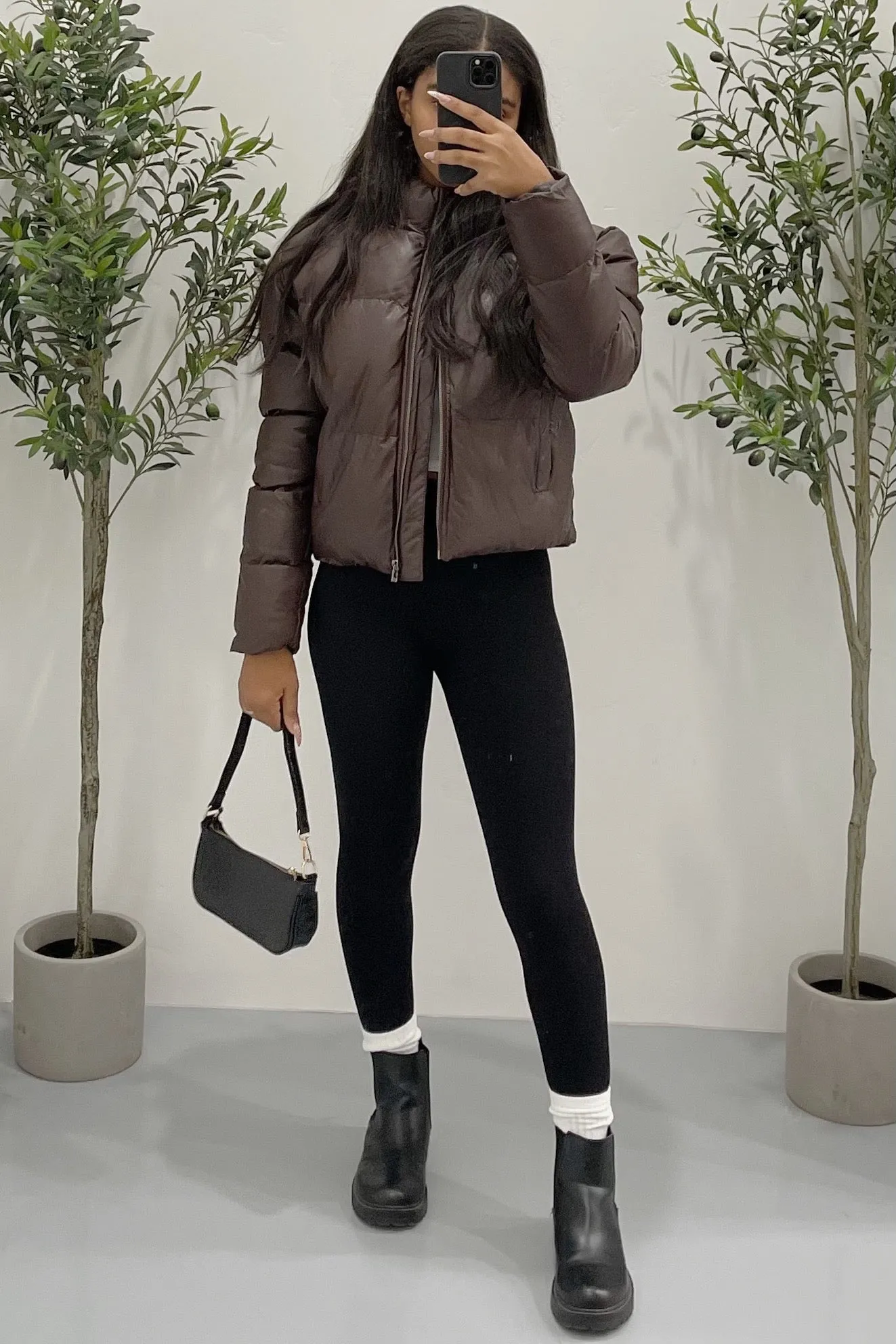 Toronto Puffer Jacket (Dark Chocolate Brown)
