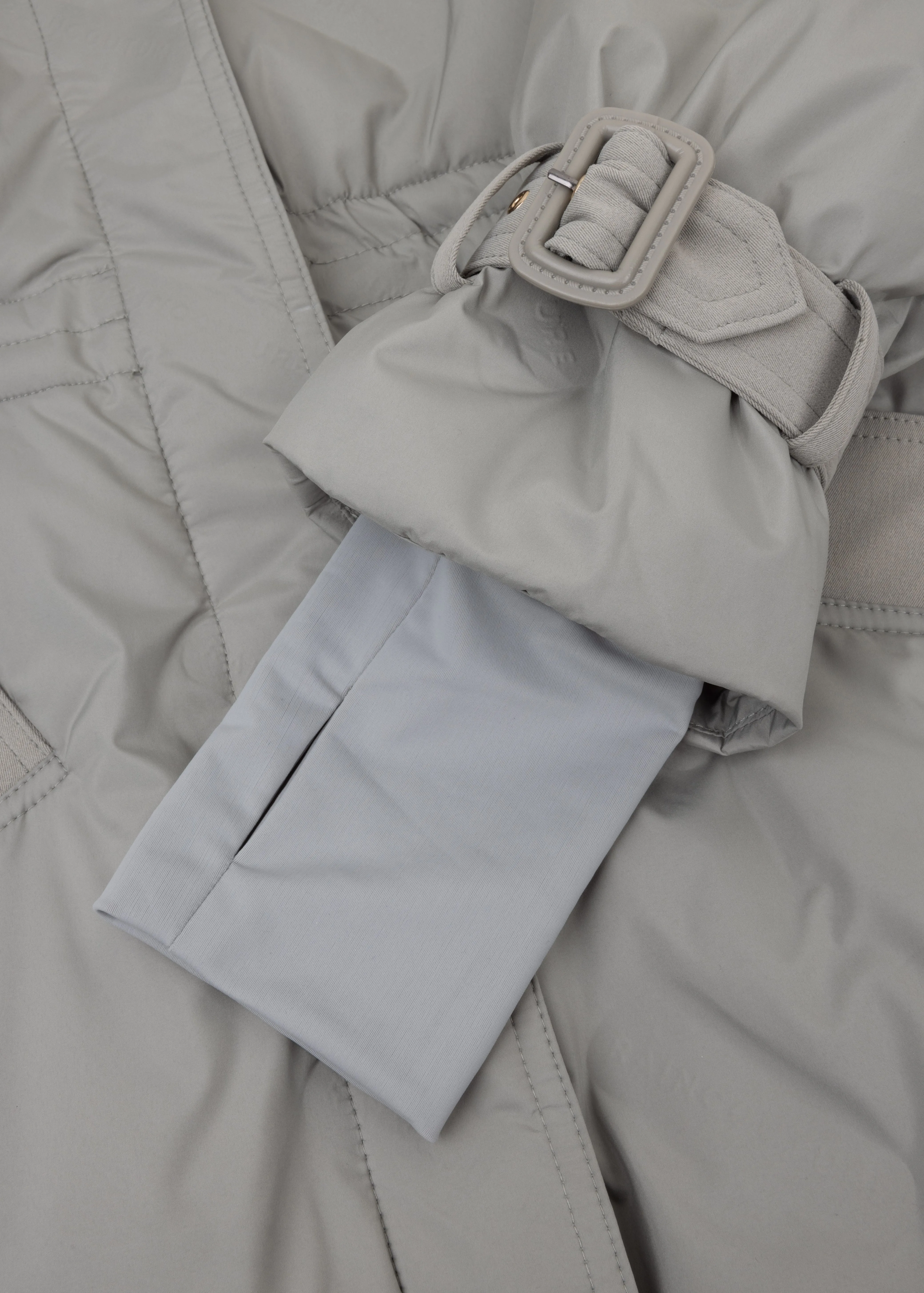 Waterproof Puffer Poncho - Green