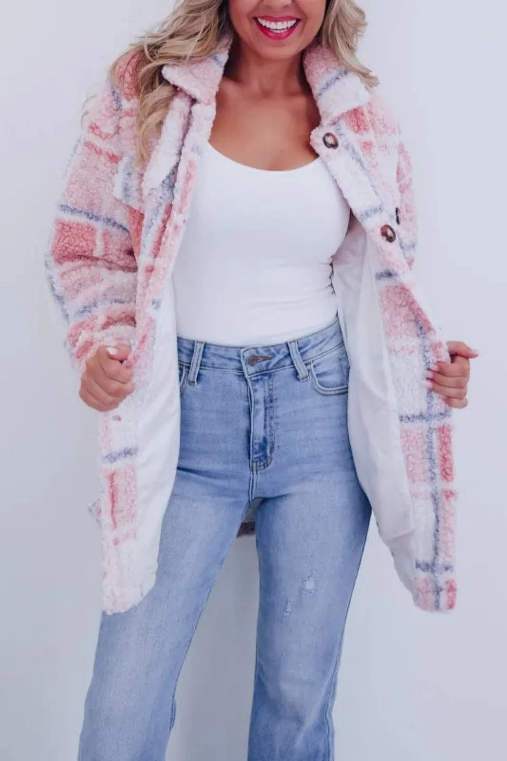 Women's Teddy Plaid Wool Jacket（Buy 2 Free Shipping）